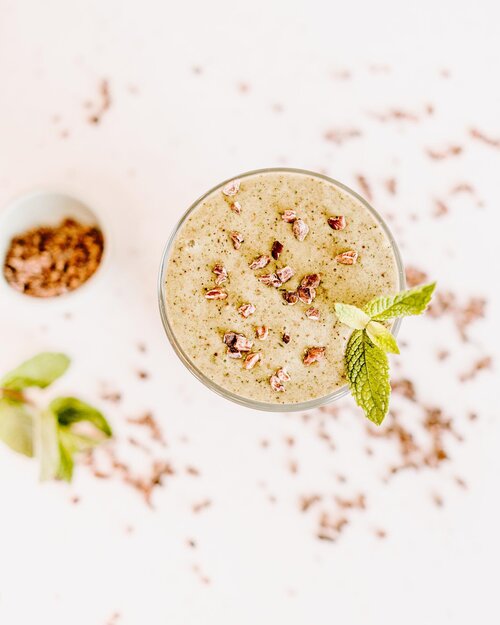 Peppermint patty smoothie