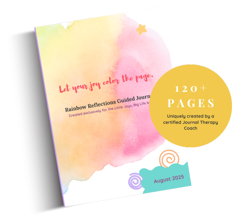 Guided journal with beautiful themed cover featuring 120 pages of reflective prompts and creative space