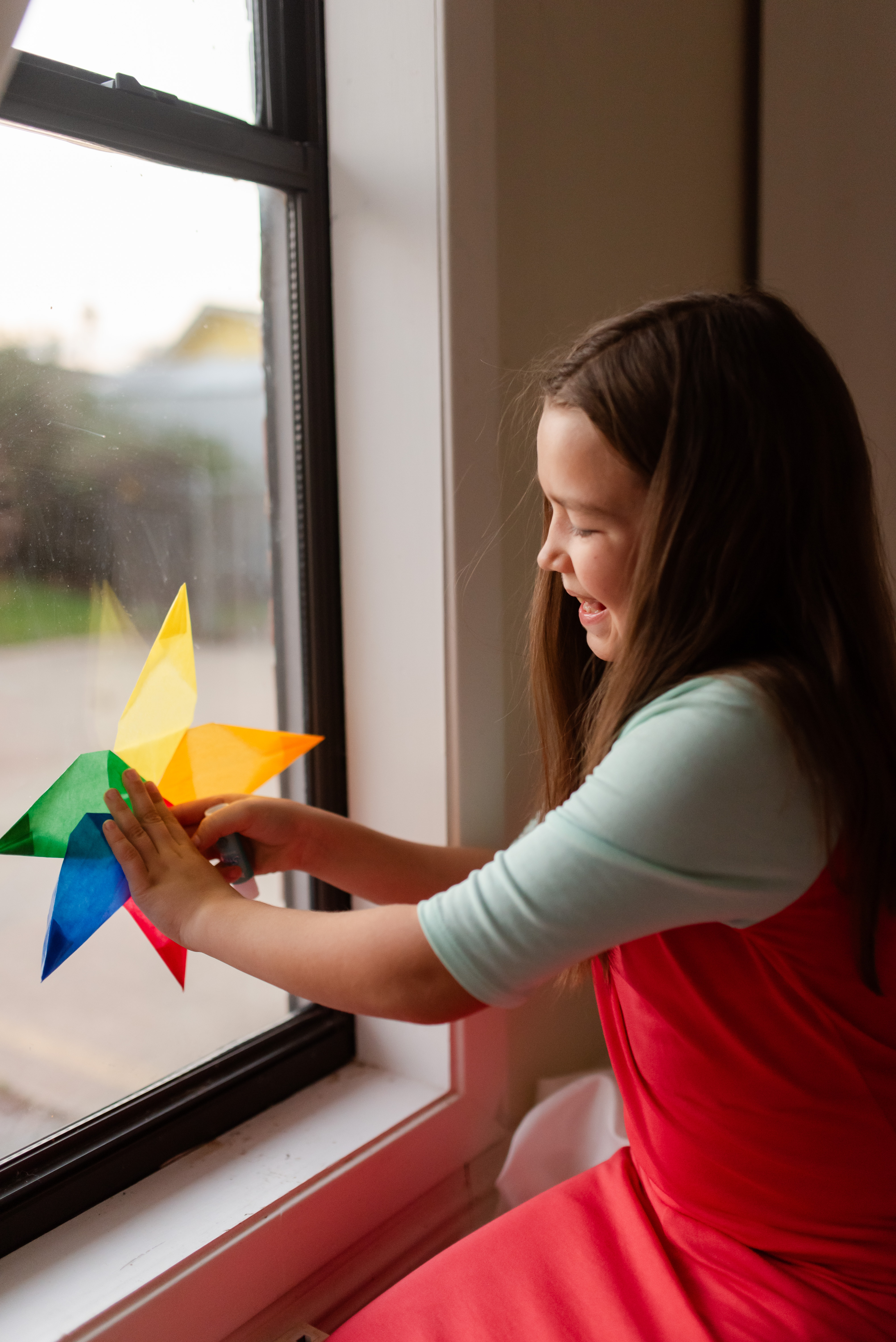 Past project: Waldorf Window Stars made by children using our craft kits