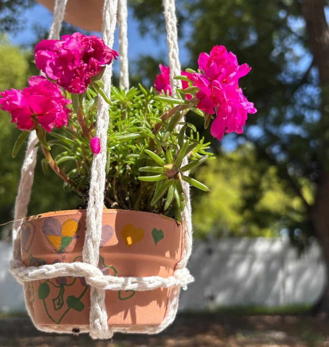 Past project: Macrame Plant Hanger made by children using our craft kits