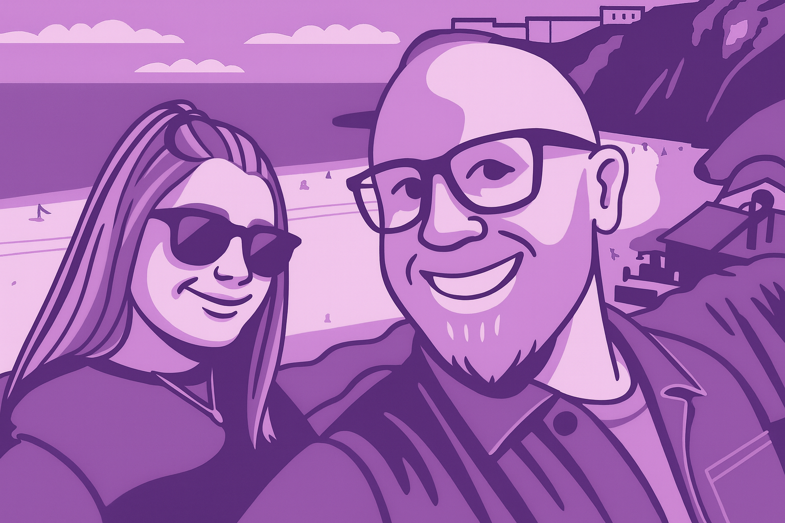 Mark and Claire, founders of SidekickBox
