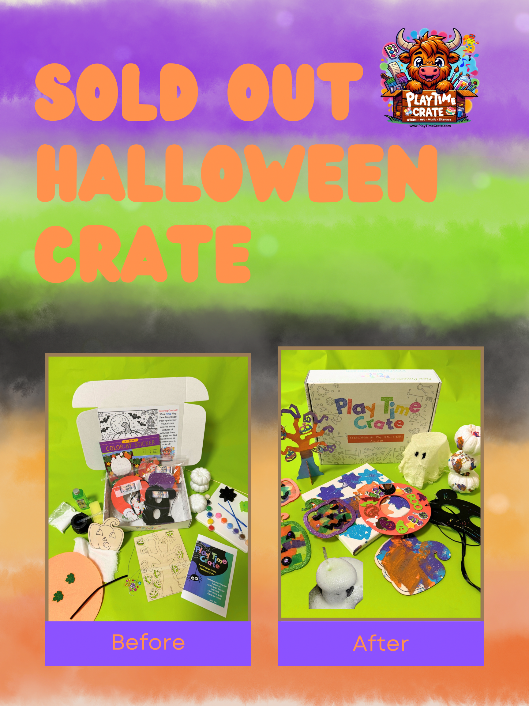 Holiday Crate filled with festive activities