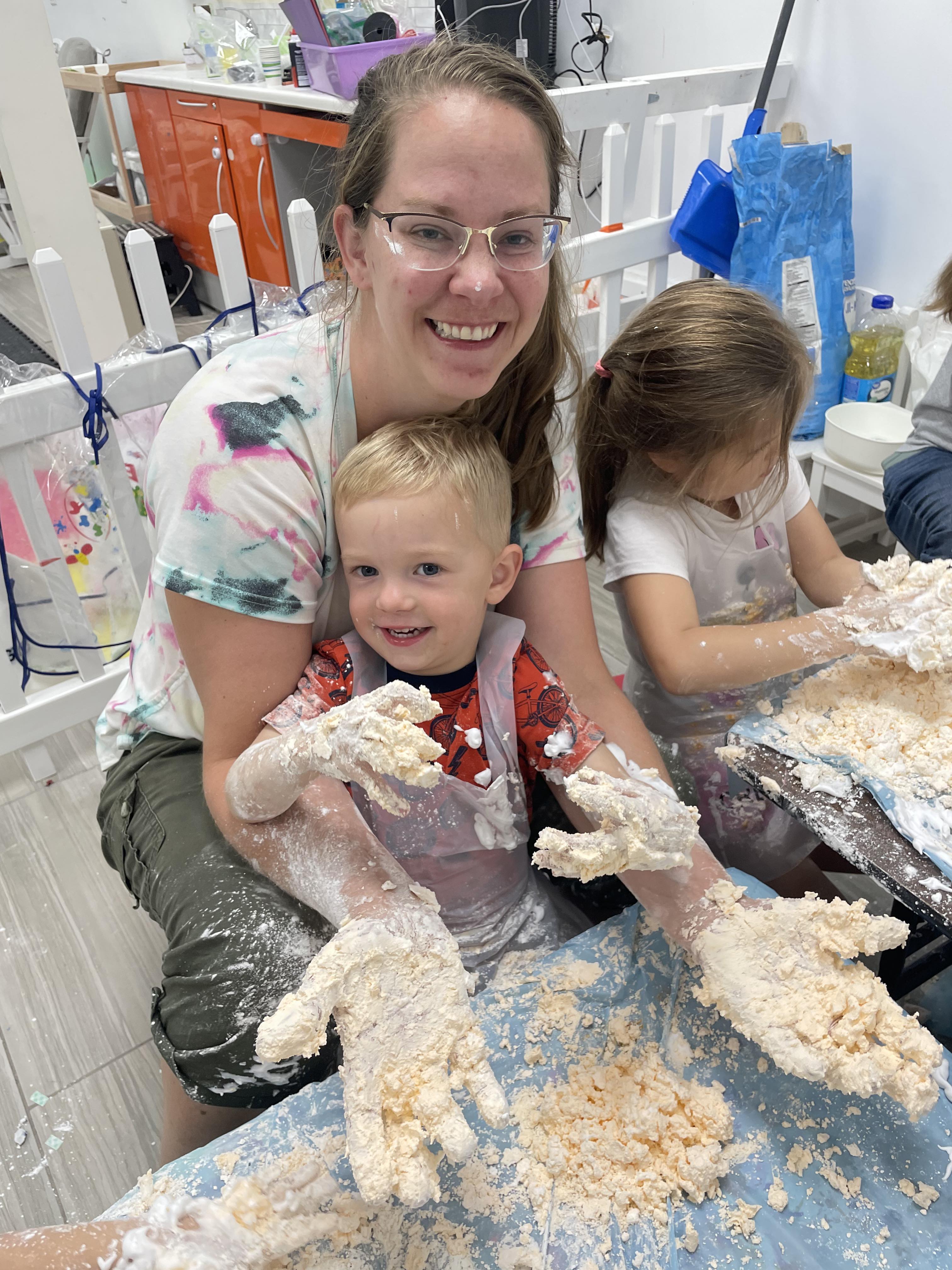 Parent and child bonding through play