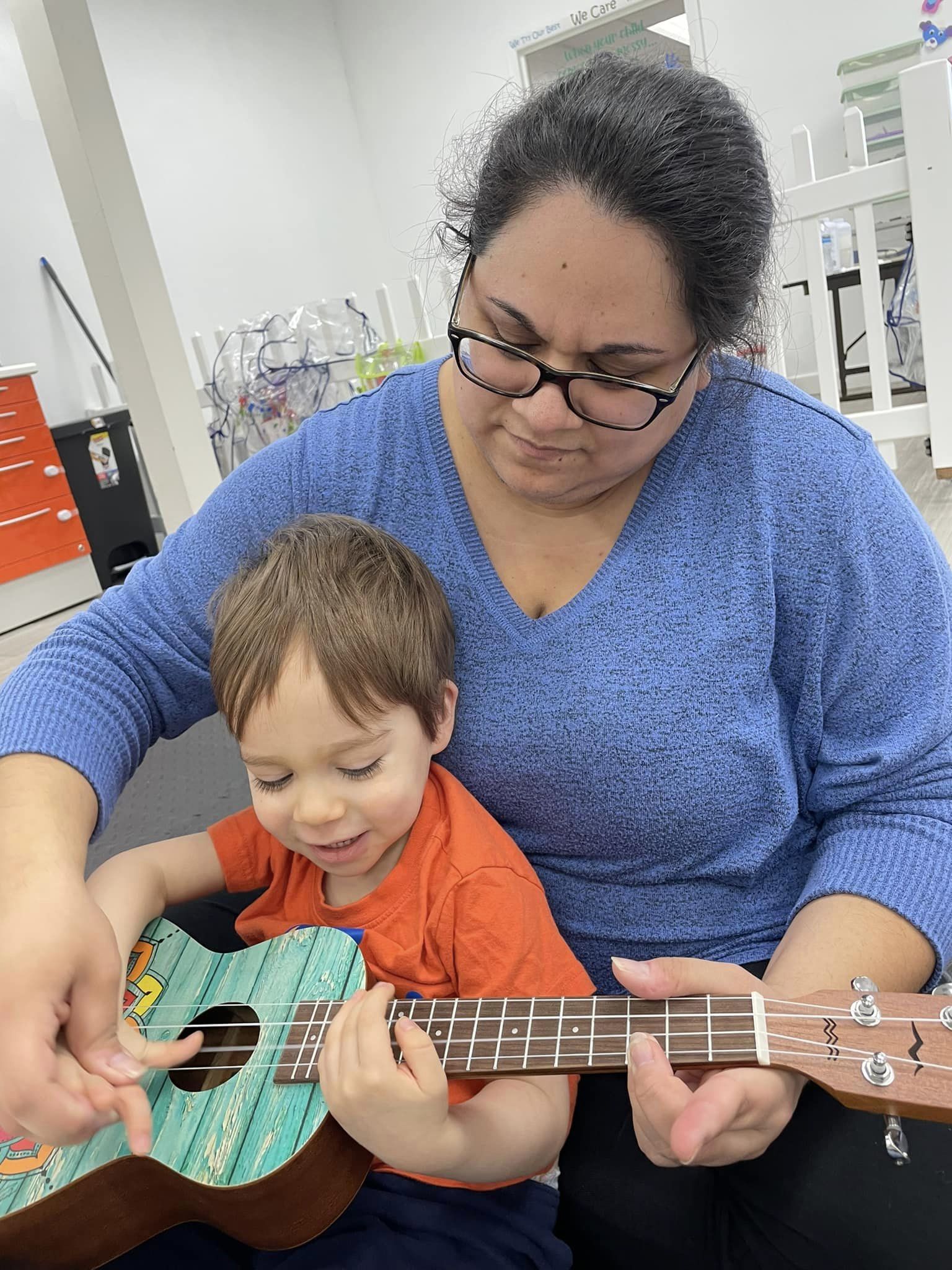 Interactive play session with kids and parents