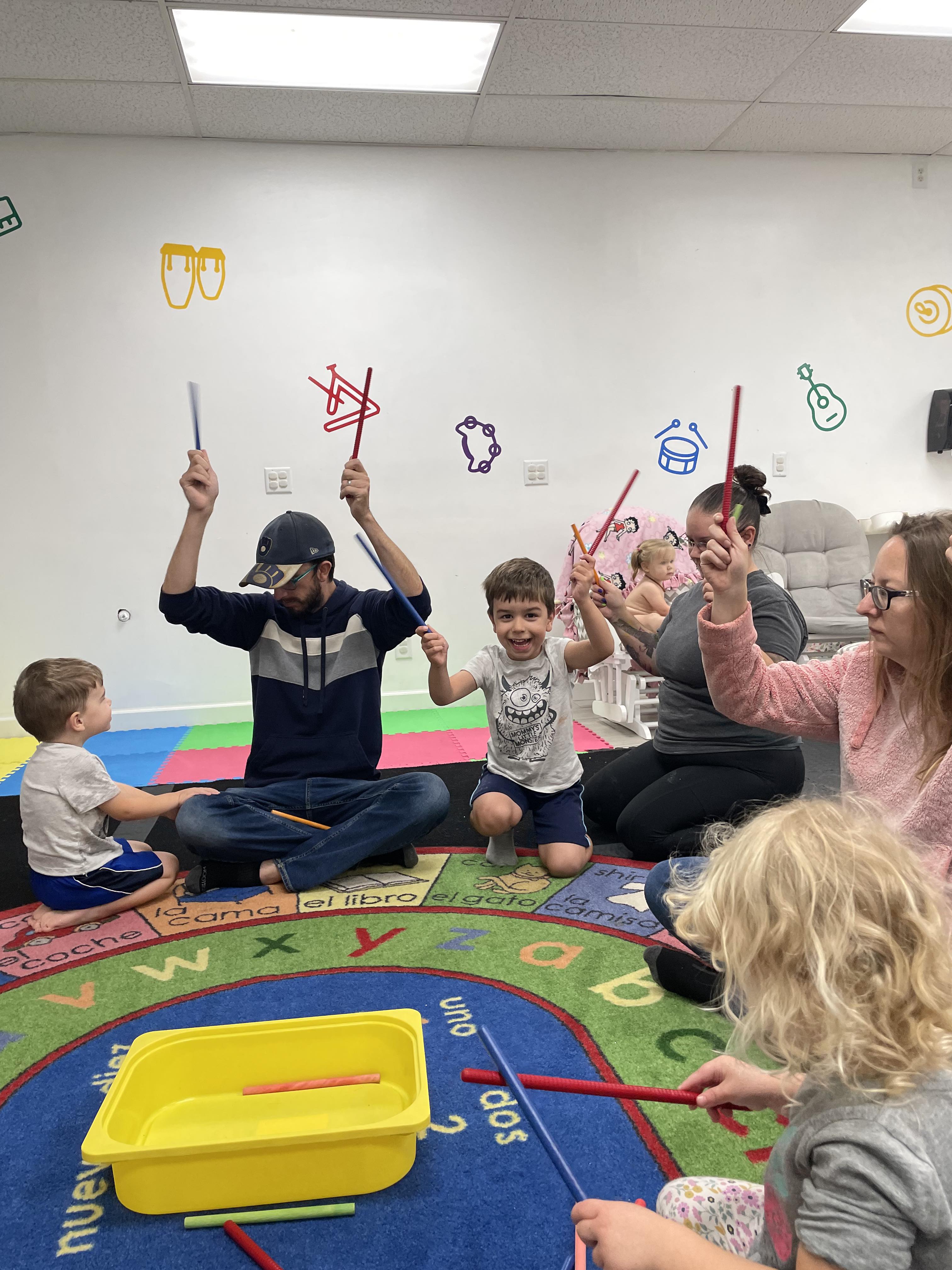 Movement exercises and rhythm activities