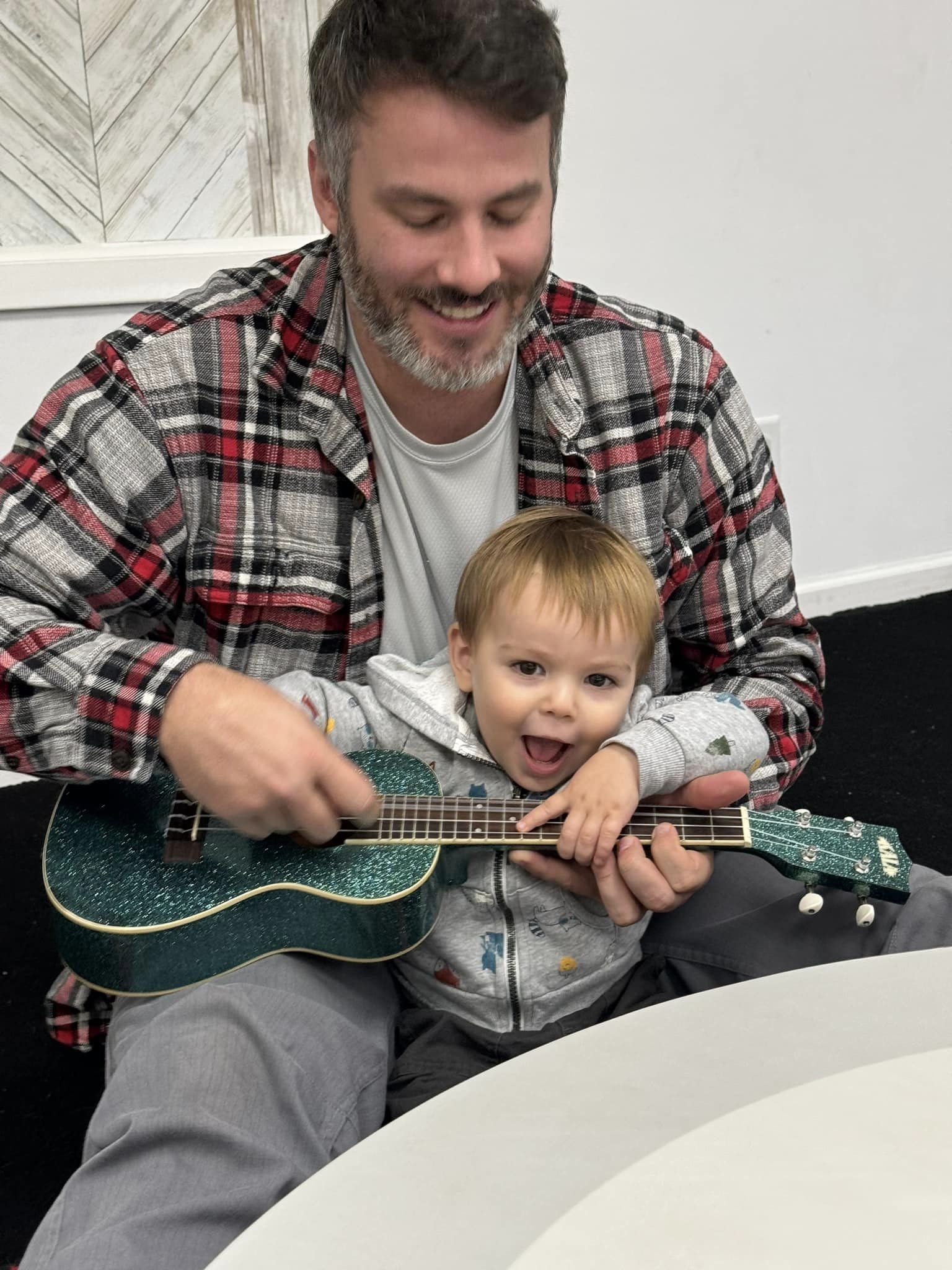 Group music and movement class