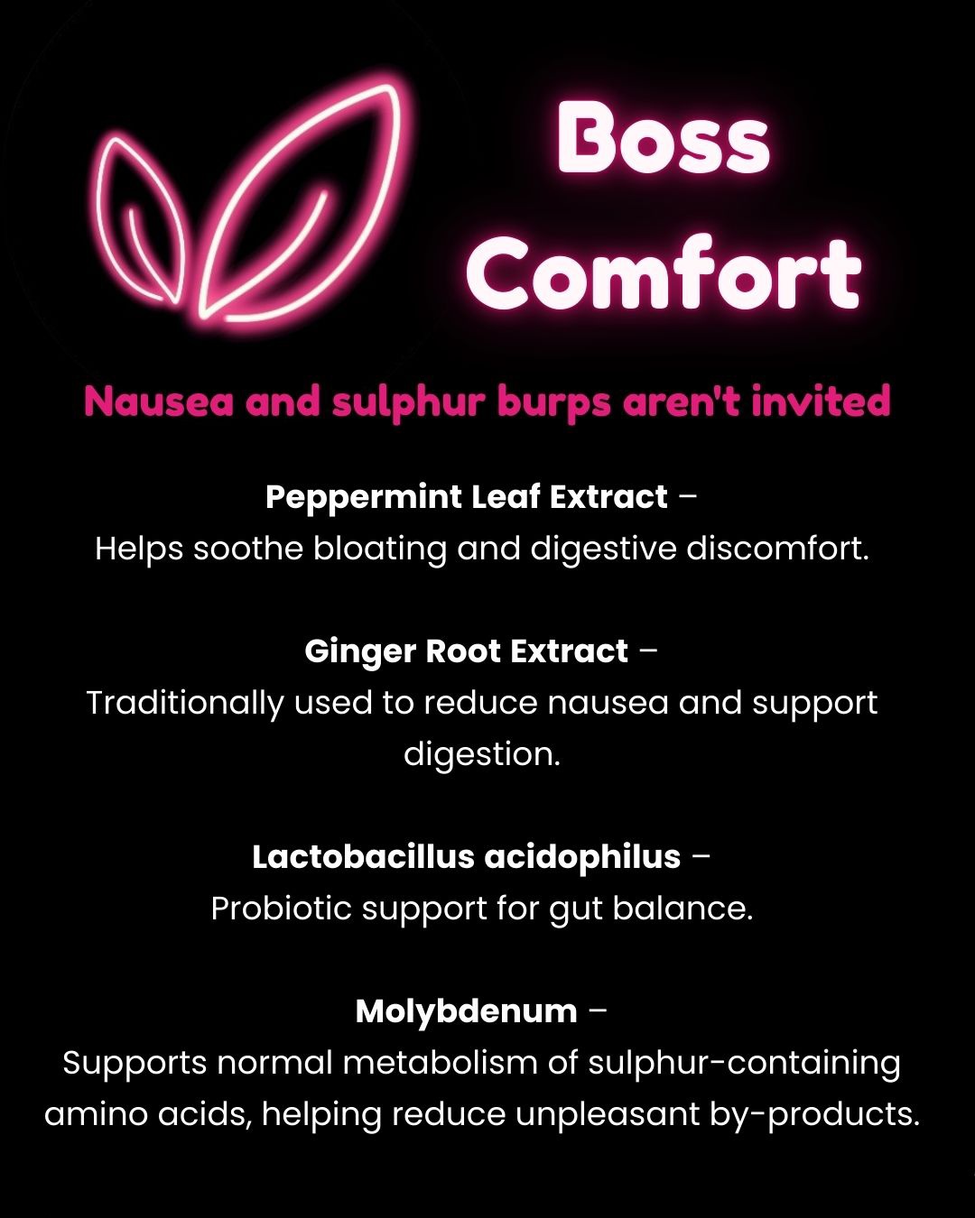 Comfort benefit