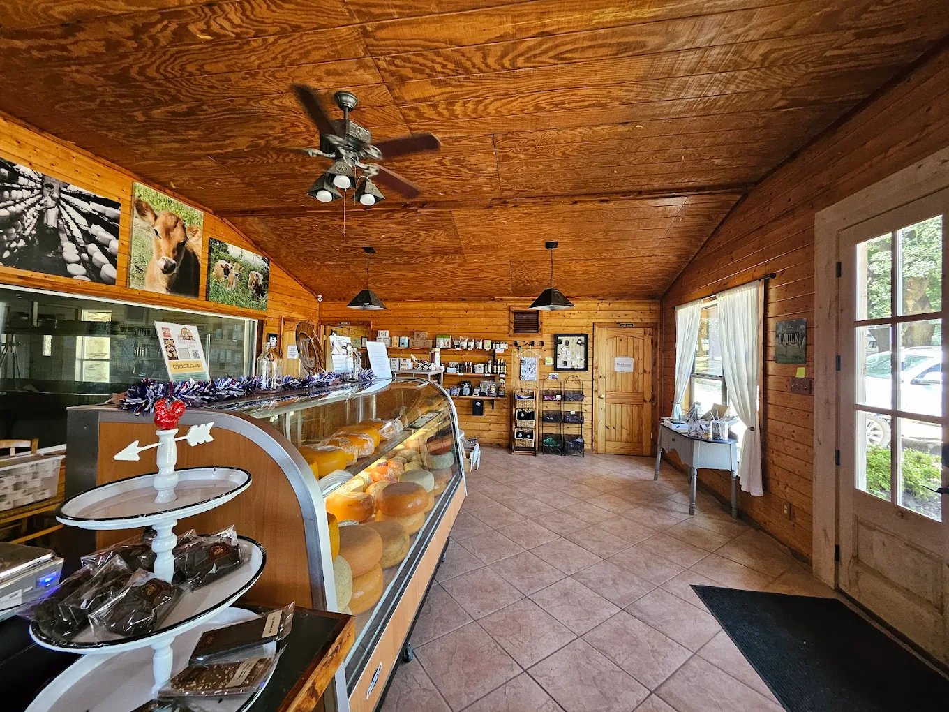 Artisan cheese selection background