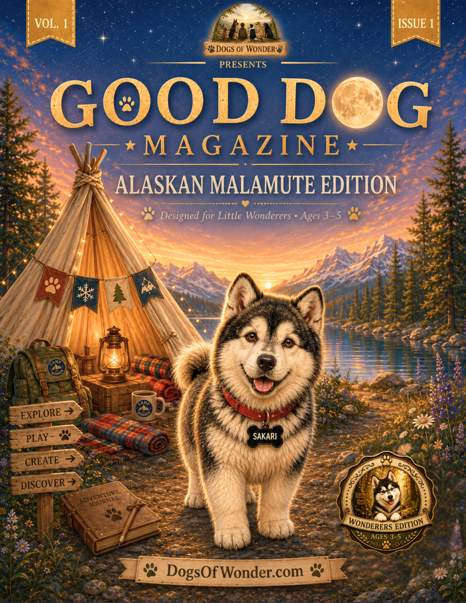 Pups Magazine Cover