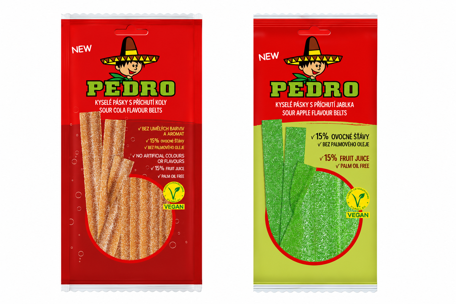 Pedro Sour Belts 80g (Czech Republic)