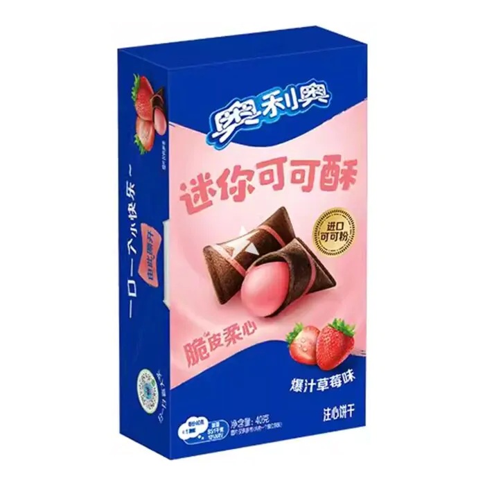 Oreo Mini Cocoa Crisp Strawberry 40g (China)