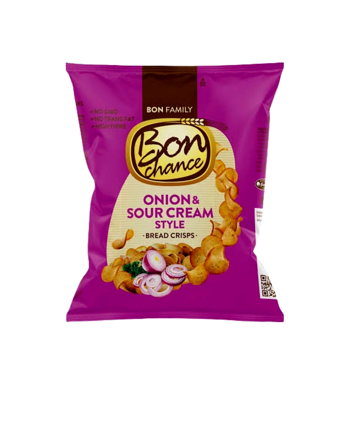 BON CHANCE ONION & SOUR CREAM BREAD CRISPS 120g (LITHUANIA)