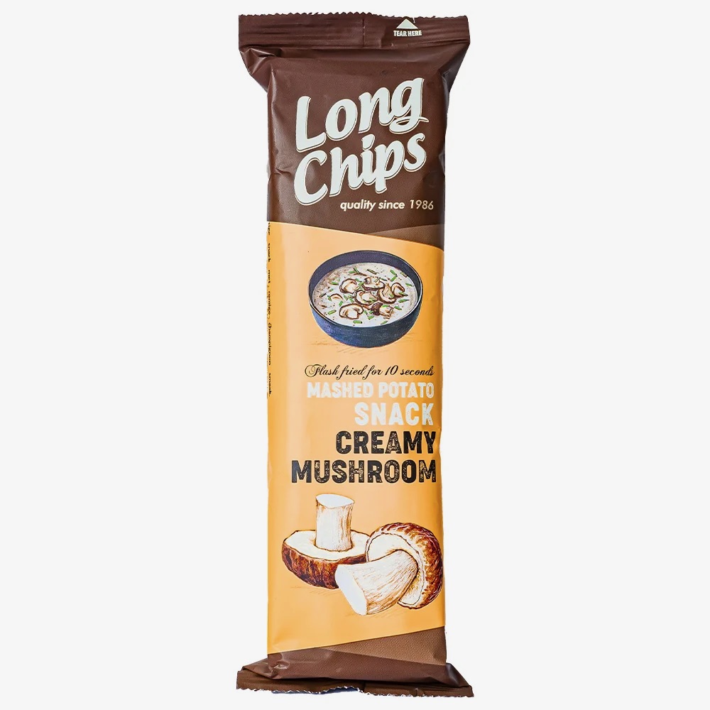 Long Chips Creamy Mushroom 75g (Latvia)