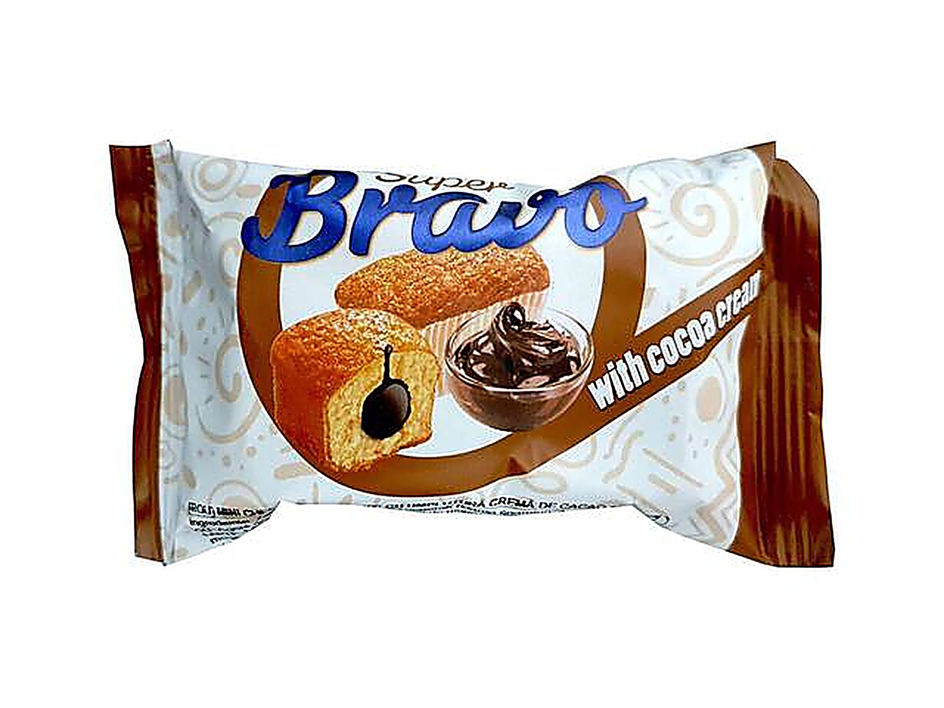 Super Bravo Mini Cake with Cocoa Filling 30g (Bulgaria)