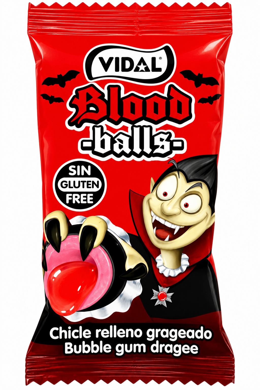 Vidal Blood Balls Bubble Gum 5g (Spain)
