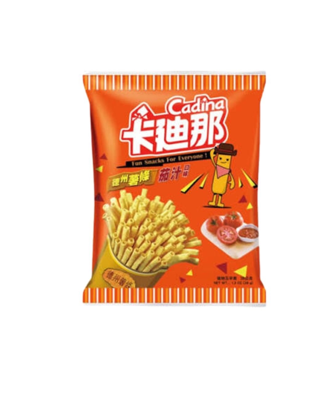 CADINA TEXAS FRIES TOMATO FLAVOUR 38g (TAIWAN)