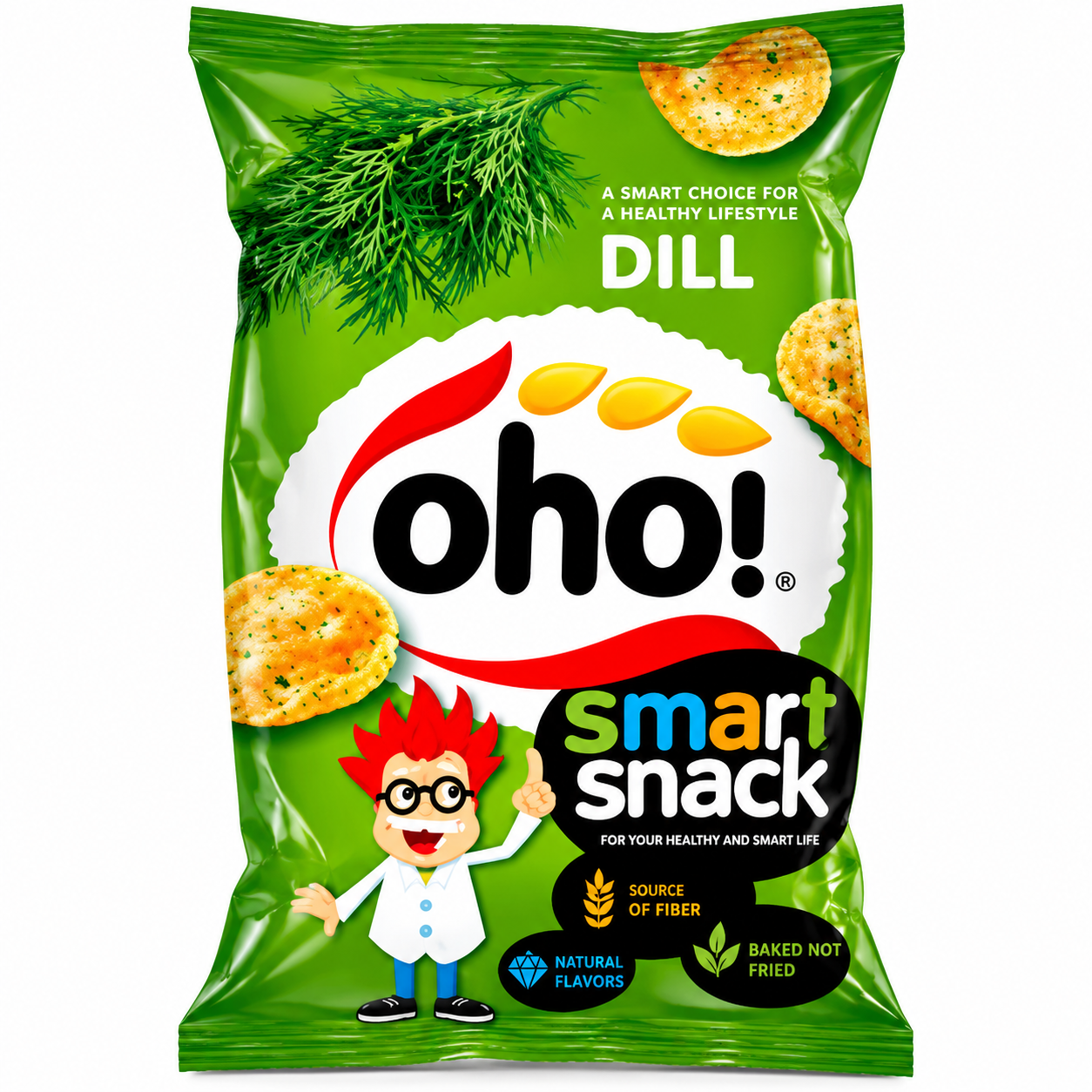 Oho Smart Snack Dill 60g (Lithuania)