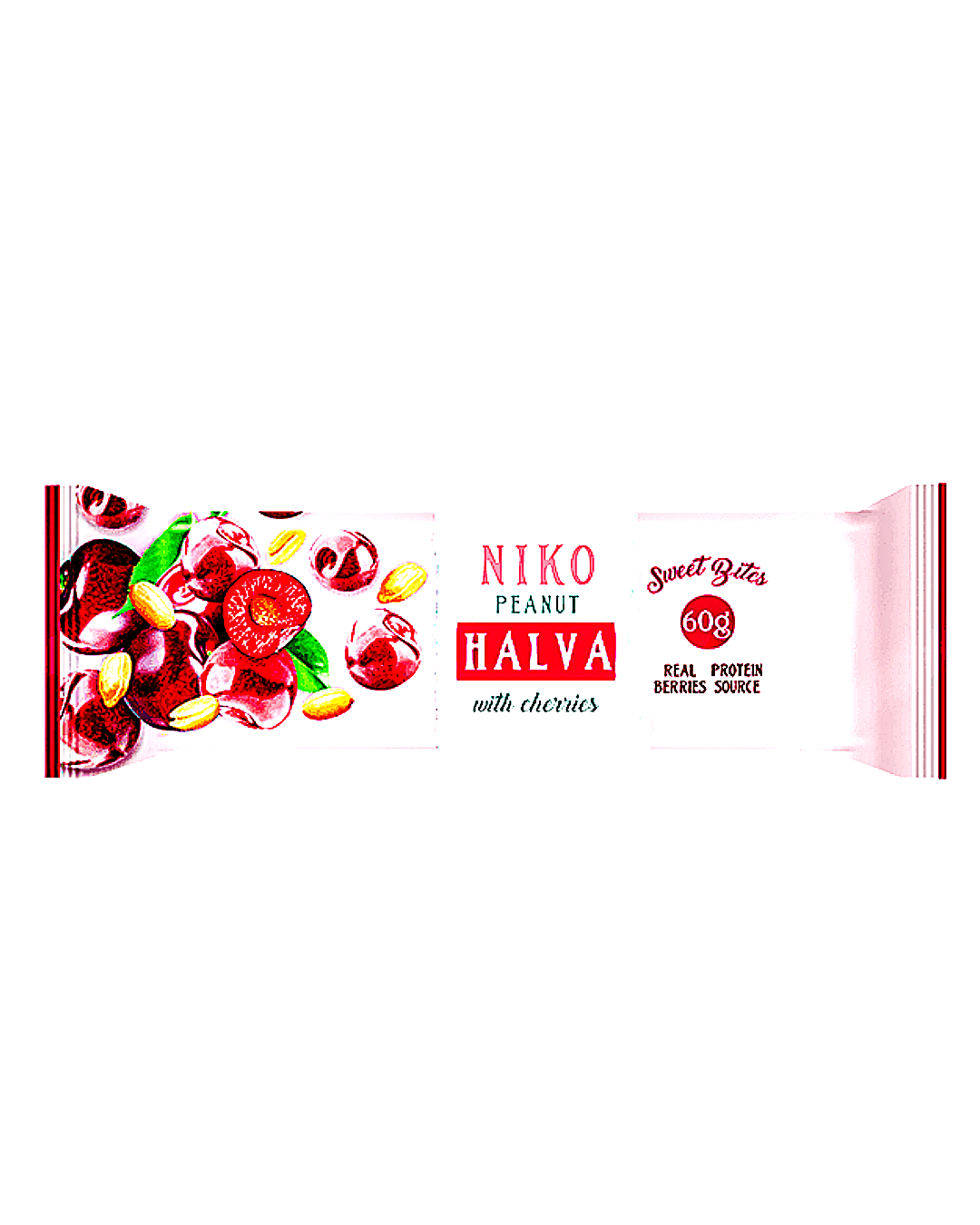Niko Peanut Halva with Cherries 60g (Lithuania)