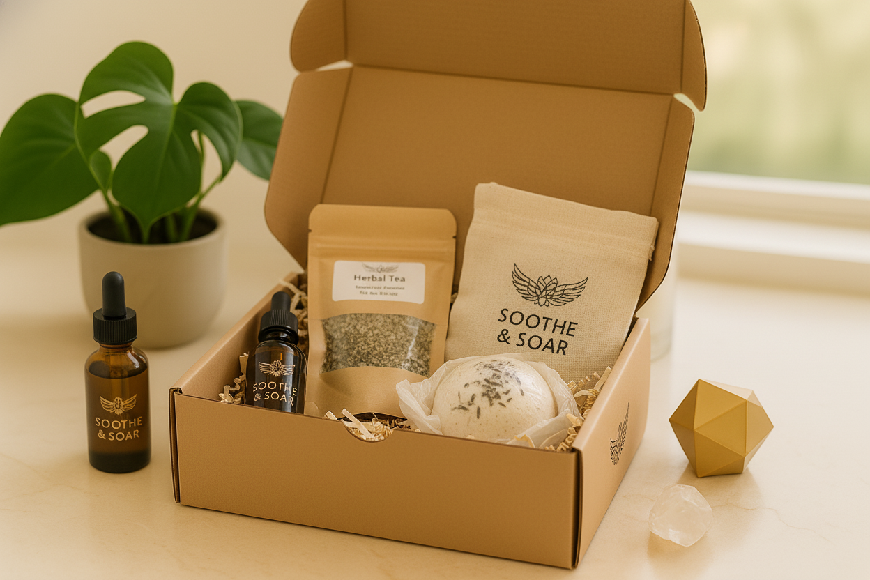 Ritual Box contents - sacred tools for rest and renewal