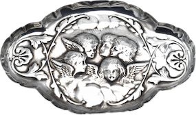 Silver Cherub Pin Dish 1906