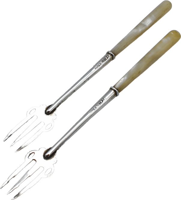 Silver Pickle Forks 1910