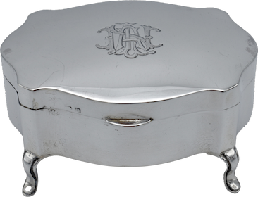 Antique Silver Jewellery Box