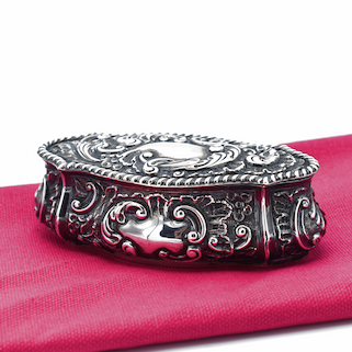 Silver Trinket Box 1899