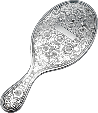 Silver Hand Mirror