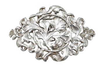 Victorian Silver Buckle 1898