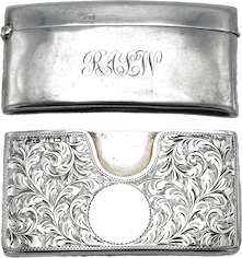 Antique Silver Card Cases