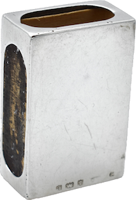 Silver Matchbox Cover 1904