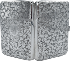 Antique Silver Card Case 1884