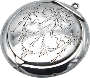 Silver Miniature Compact
