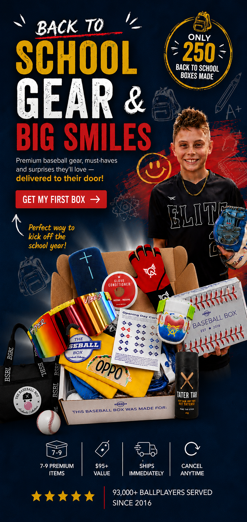 The Baseball Box hero banner
