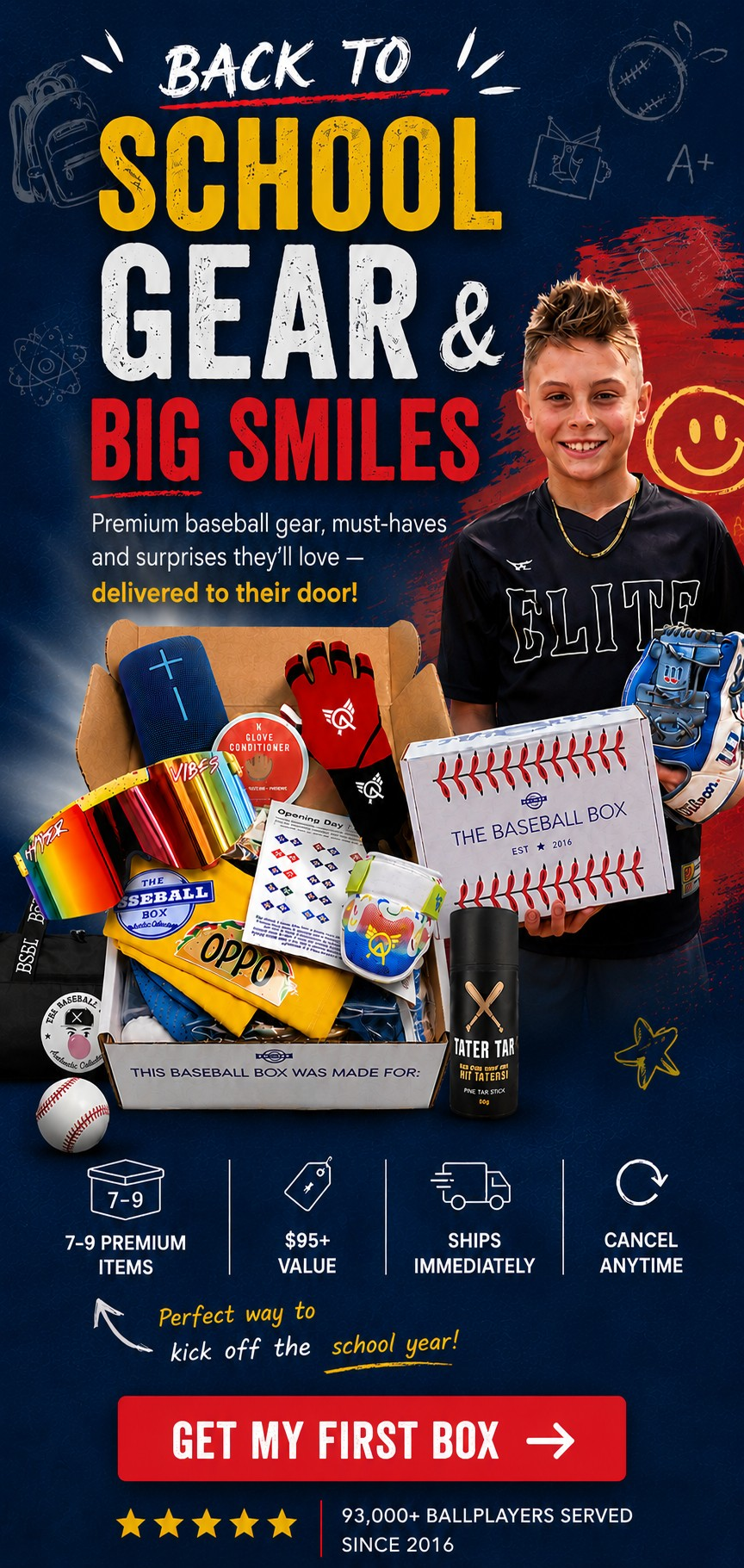 The Baseball Box hero banner