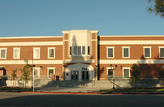 School building welcoming Professor Puffin's Challenge Club