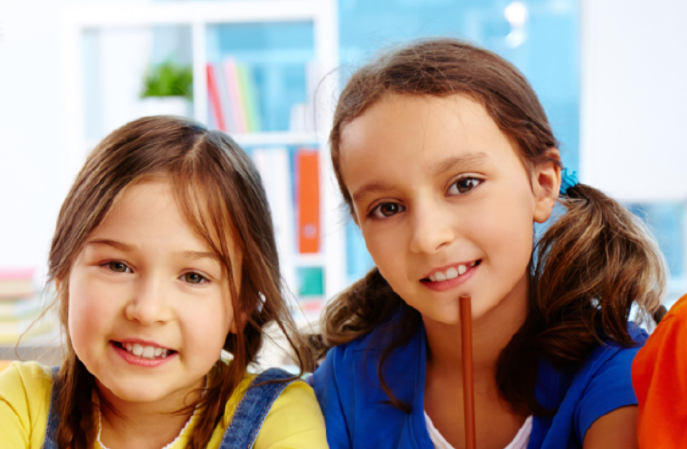 Kids enjoying creative classroom challenges