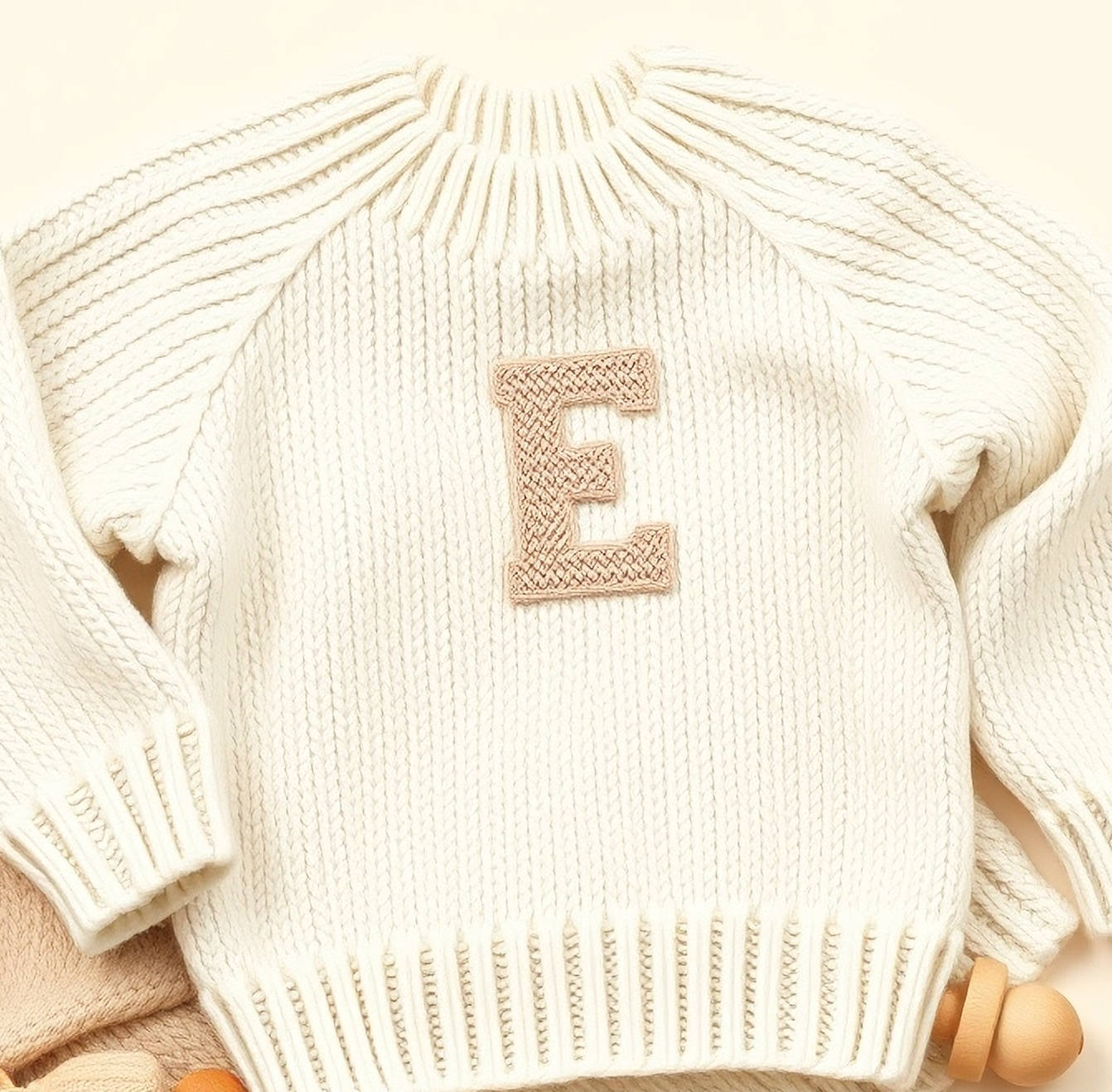 Monogrammed baby clothing