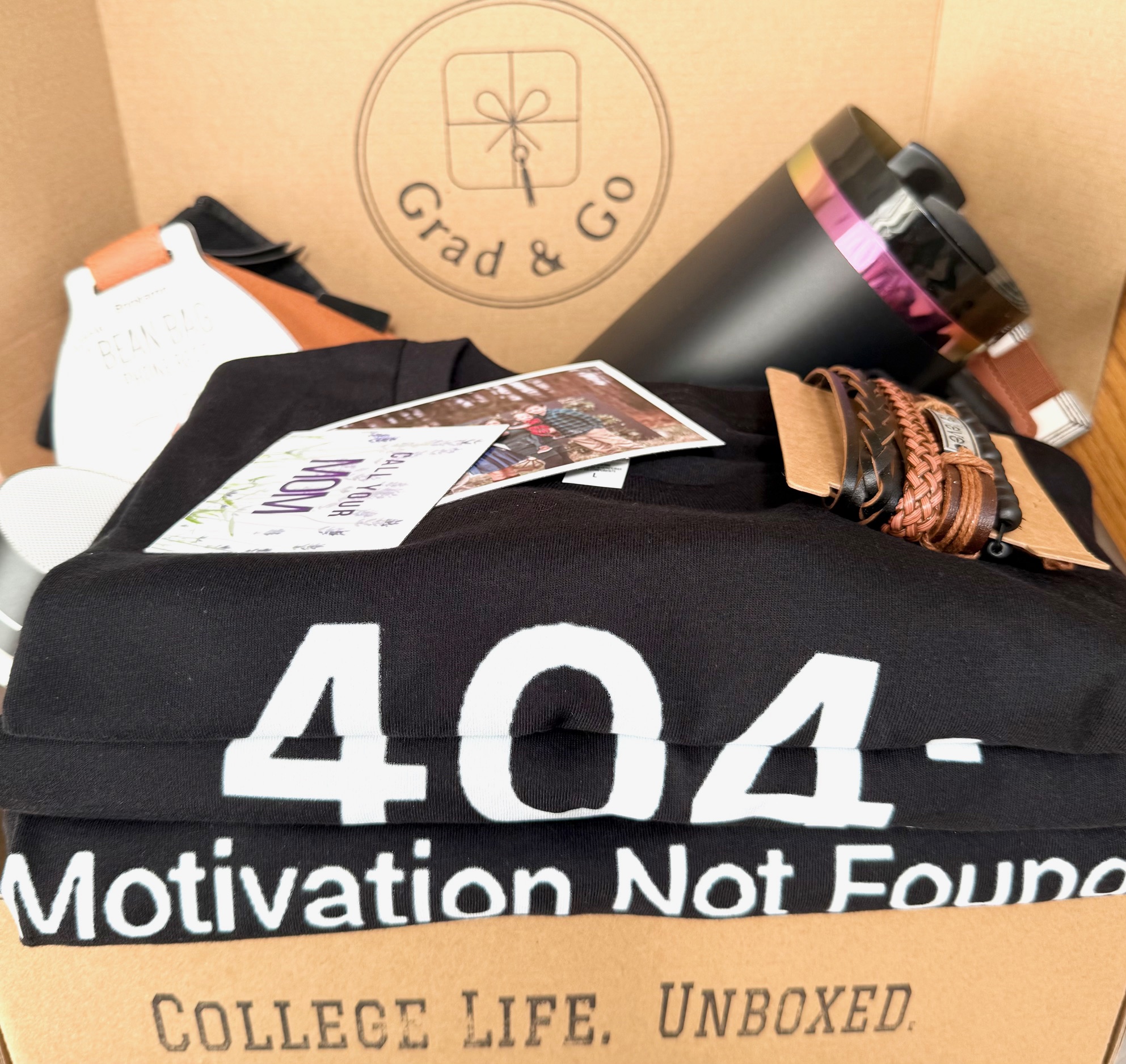 Grad & Go subscription box care packages