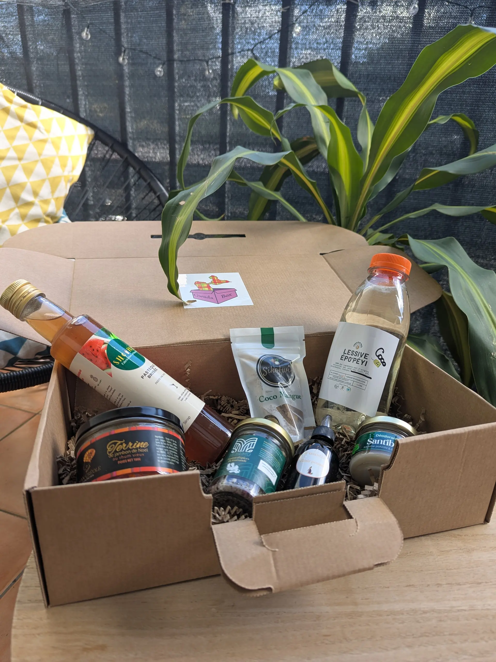 Vue panoramique de Marie-Galante, Guadeloupe