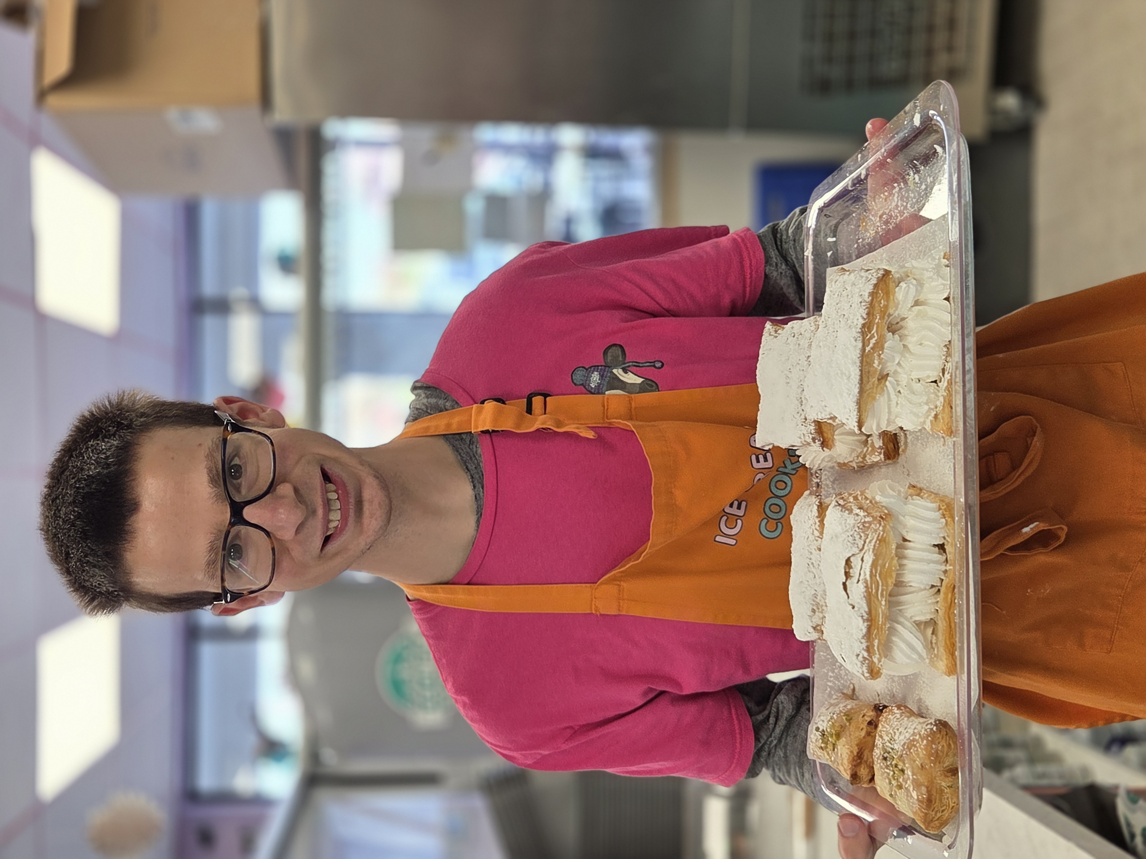 Community members working together