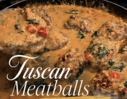 Chef Moe's Tuscan meatballs made with CASTORS