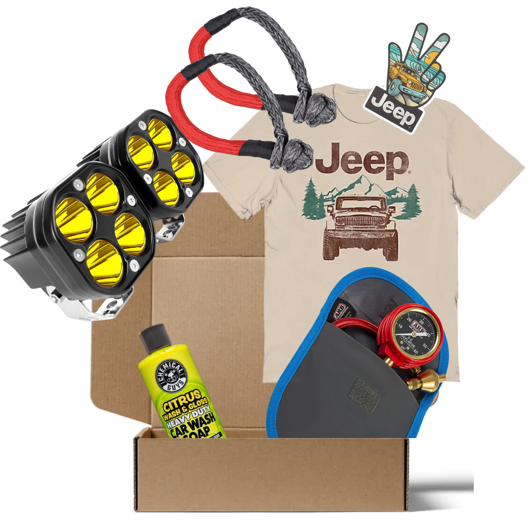 Offroad gear subscription box - Jeep accessories