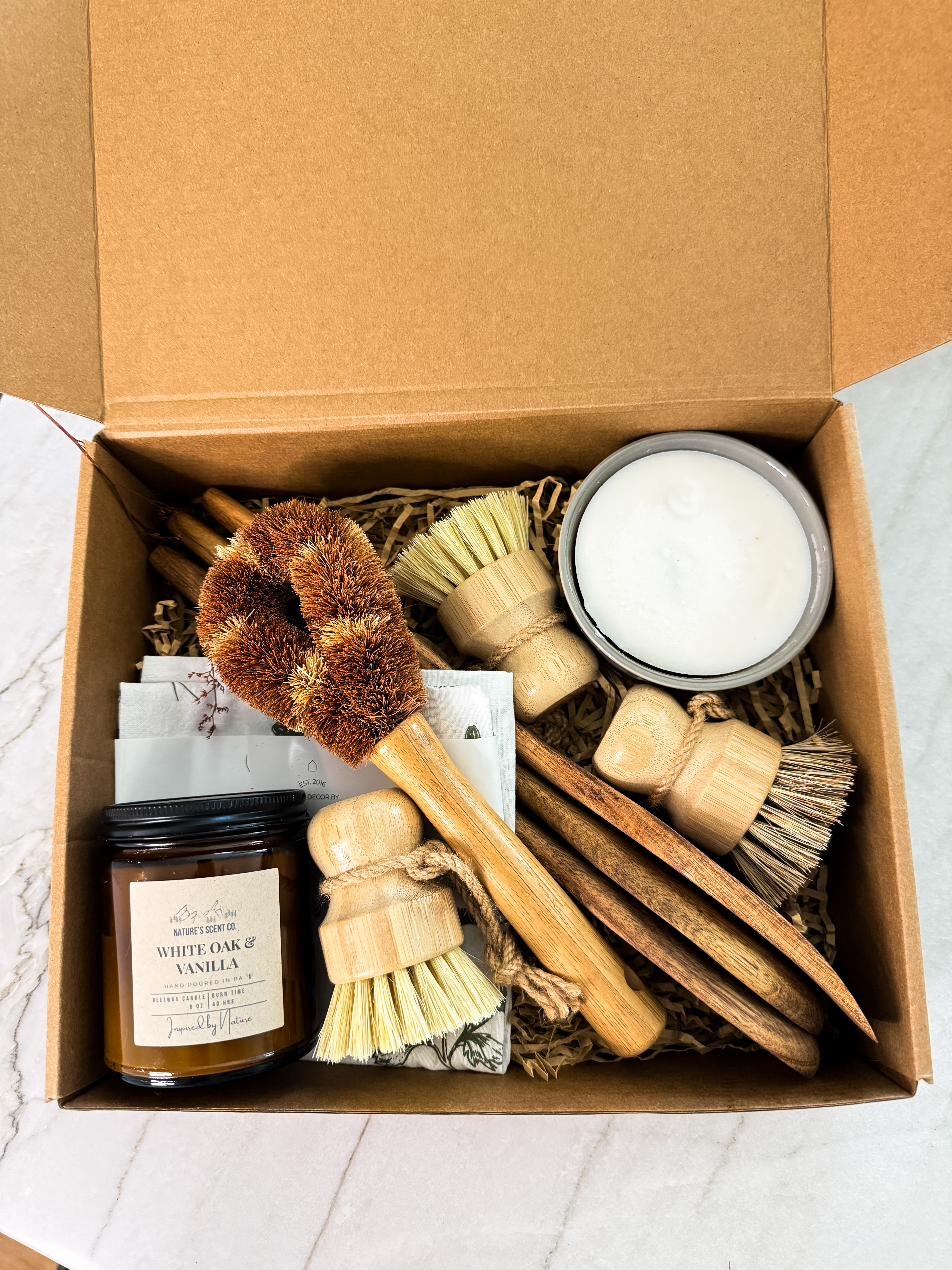 Holistic Home Box flat lay with products