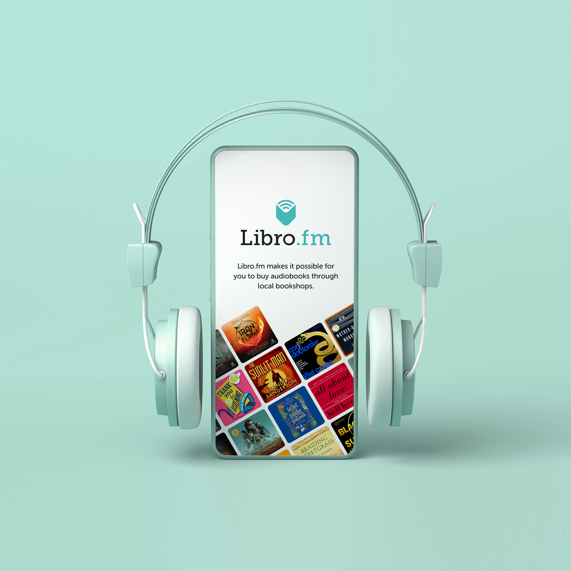 Libro.fm app on phone