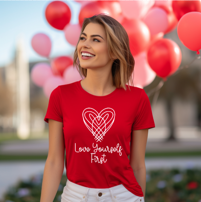 Love Yourself First red shirt