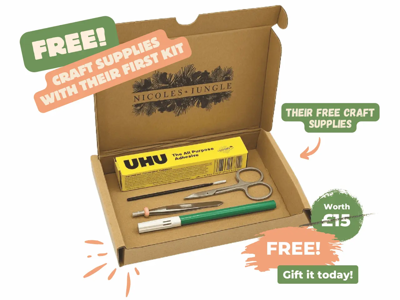 Free craft supplies kit