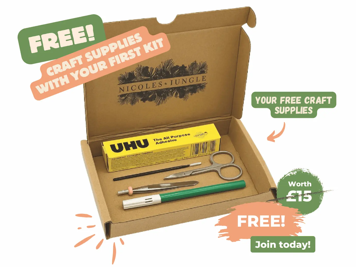 Free craft supplies kit