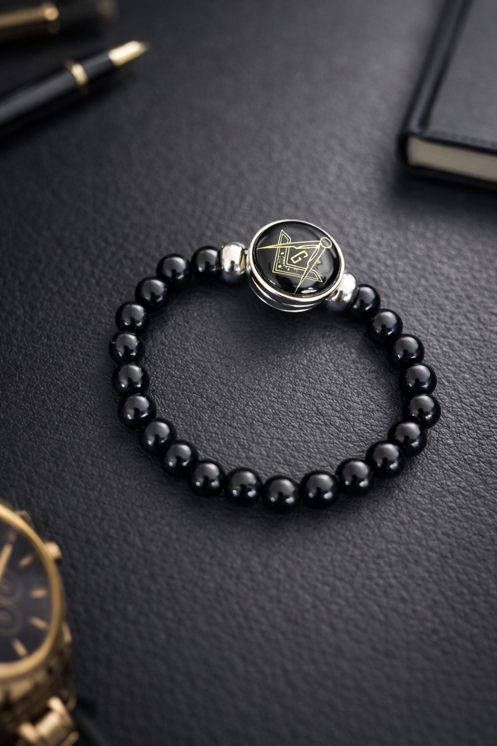 Handcrafted Masonic bracelet