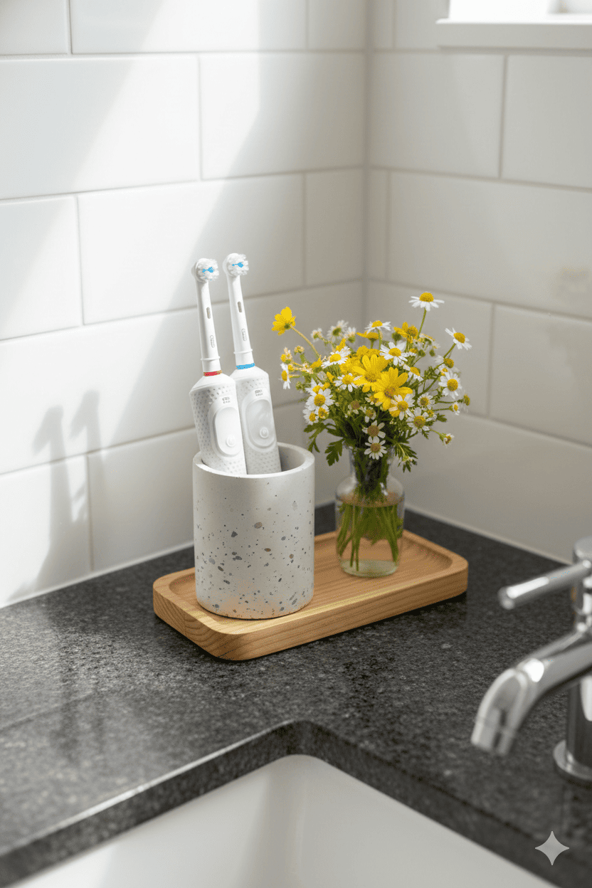 Toothbrush with travel case